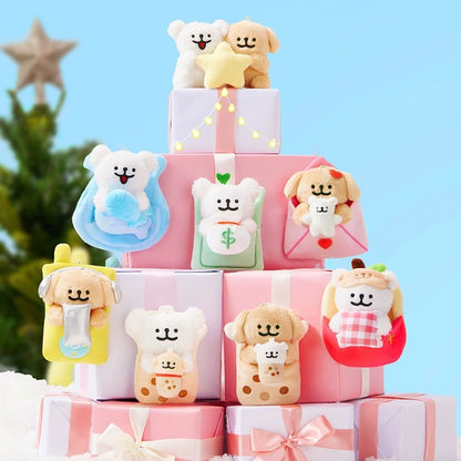 Maltese Packed With Good Luck Plush Doll