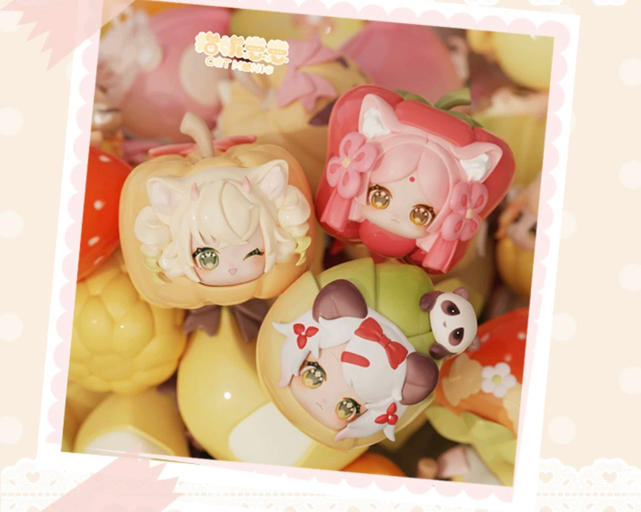 【NEW ARRIVAL】Cat Moni Food Ingredients Mini Bean Toy