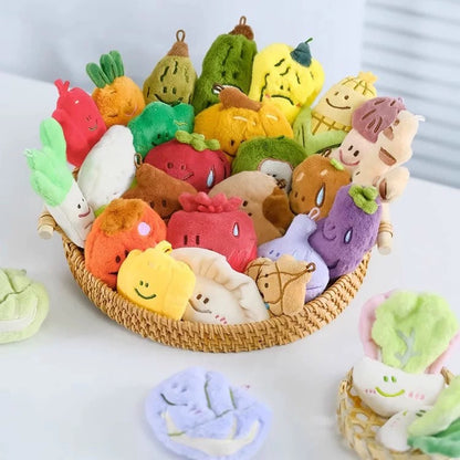 Forest Monster What To Eat Today Fluffy Magnet Mini Bean Toy，3 beans