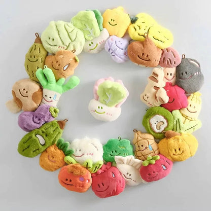Forest Monster What To Eat Today Fluffy Magnet Mini Bean Toy，3 beans