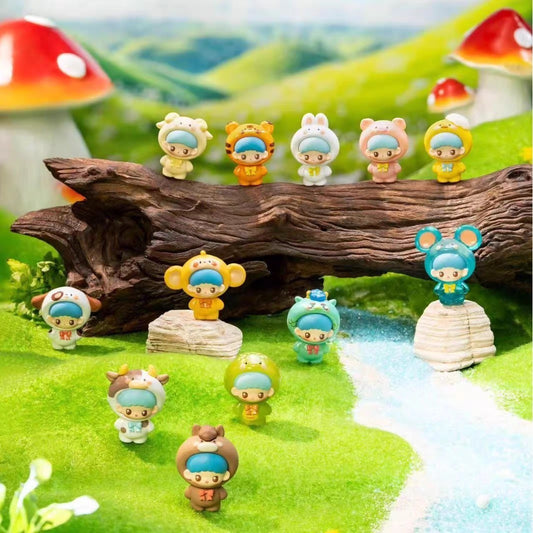 【NEW ARRIVAL】Twinkle Twins Swallowing Shining 12 Zodiac Mini Bean Toy,4 Boxes