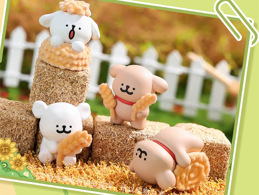 【NEW ARRIVAL】Maltese Puppy Happy Farm Mini Bean Toy,5 In 1 Bag