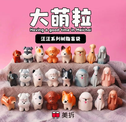 Meichai Cute Dog Mini Bean Toy,3 In 1 Bag