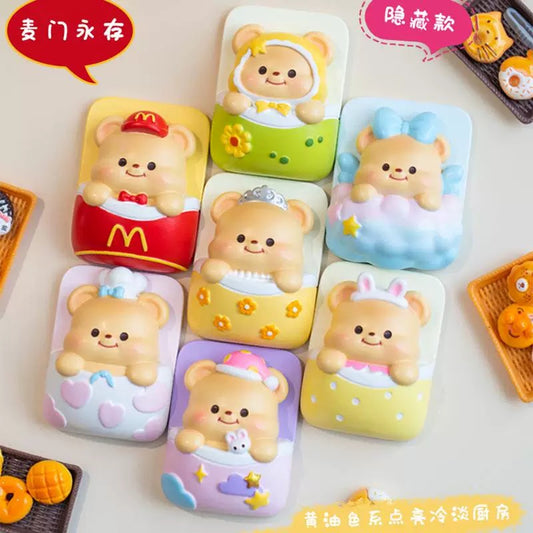 【NEW ARRIVAL-RESTOCK】Warm Bear Fridge Magnet Toy,2 boxes