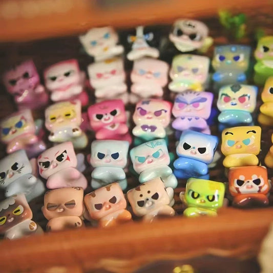 【NEW ARRIVAL】Pitty V3 Cute Beasts Appear Mini Bean Toy,5 In 1 Bag