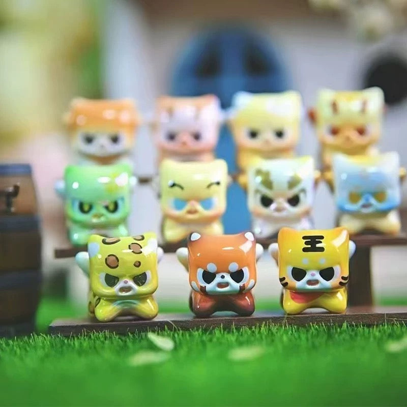 【NEW ARRIVAL】Pitty V3 Cute Beasts Appear Mini Bean Toy,5 In 1 Bag