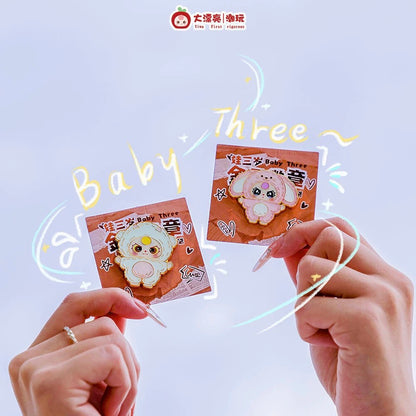 【NEW ARRIVAL-RESTOCK】Baby 3 Badge Of Mental,5 pcs