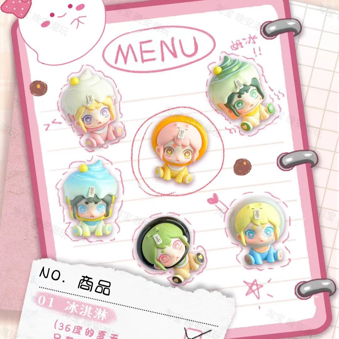 【NEW ARRIVAL】Keeno Milk Tea Family Mini Bean Toy,2 In 1 Box