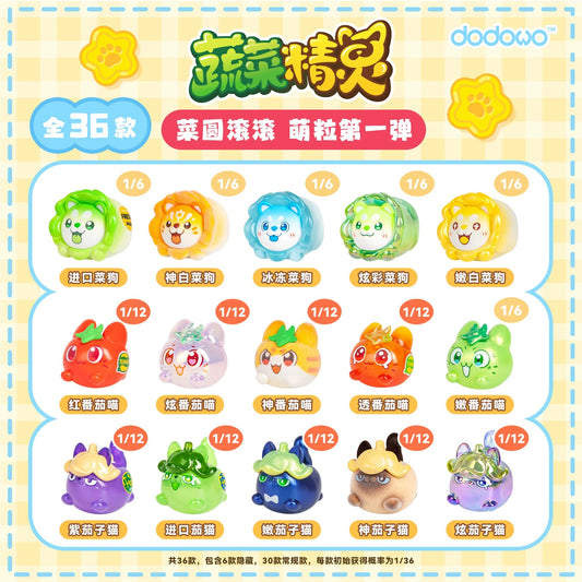 【NEW ARRIVAL】Vegetable Fairy Vegetable Garden V1 Mini Bean Toy,3 In 1 Bag