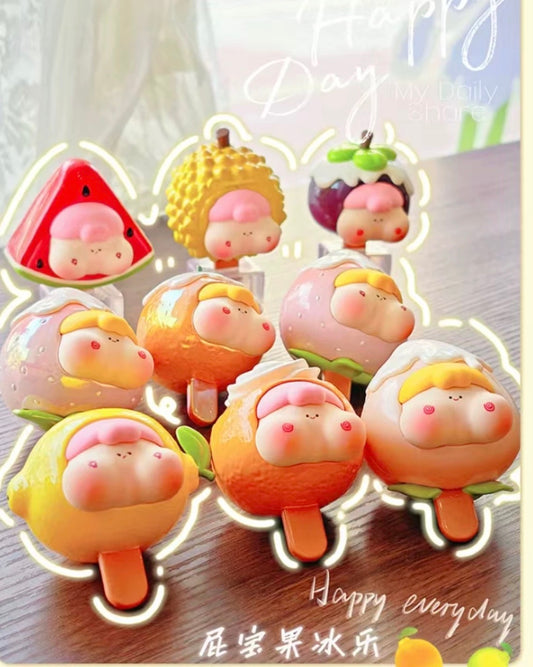 【NEW ARRIVAL】PIBO Fruit Popsicle Mini Bean Toy,4 Boxes