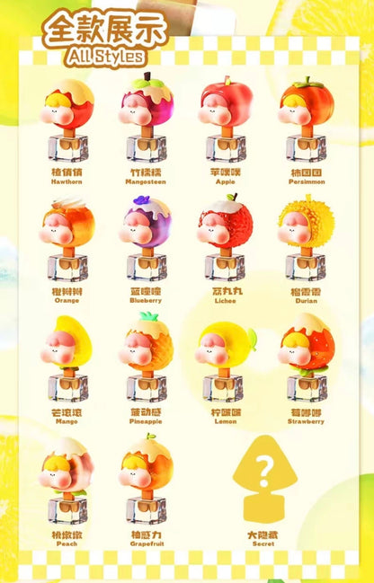 【NEW ARRIVAL】PIBO Fruit Popsicle Mini Bean Toy,4 Boxes