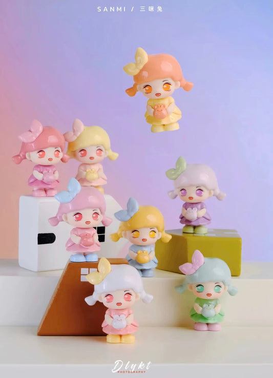 【NEW ARRIVAL】Sanmi Bunny Dreams Come True Mini Bean Toy,4 beans