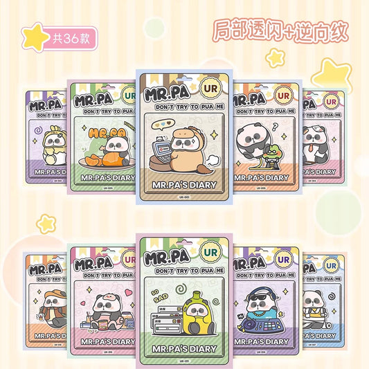 【NEW ARRIVAL】Mr.Pa Work Diary Card Set,24 cards in 1 set