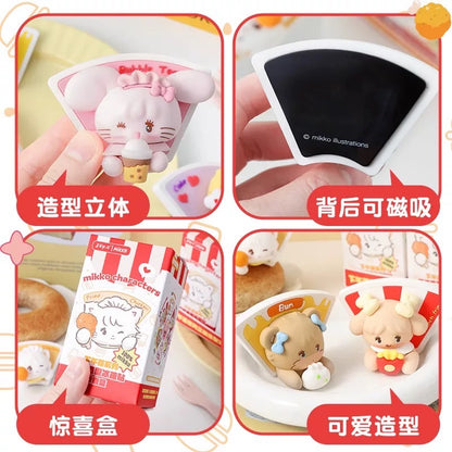 【NEW ARRIVAL】Mikko What To Eat Today Fridge Magnet Toy,2 boxes
