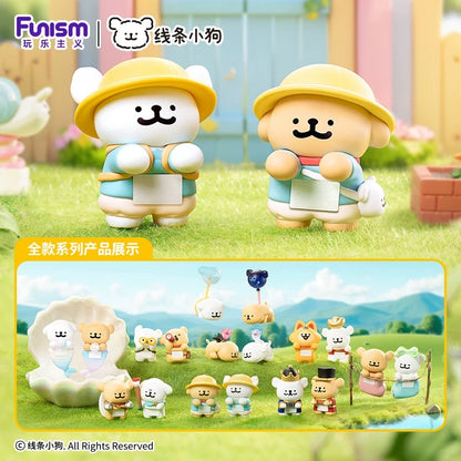 【NEW ARRIVAL】Maltese Puppy Funny Lying Mini Bean Toy,2 In 1 Bag