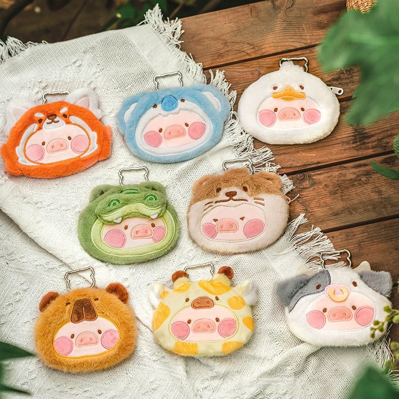 【NEW ARRIVAL】Lulu The Piggy Animal Party Plush Pouch