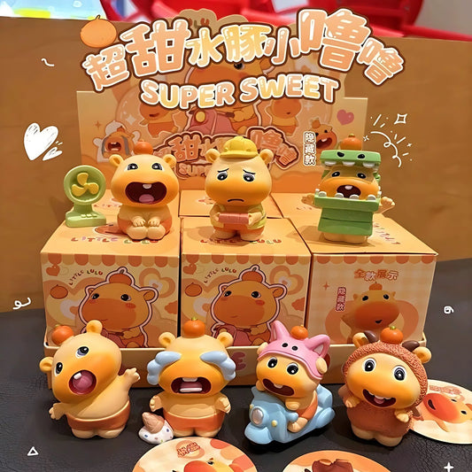 【NEW ARRIVAL】Capybara Super Sweet Little Lulu Toy,2 boxes