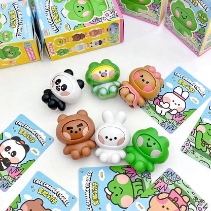 Line Friends Minini Face Change Figures Toy,2 boxes