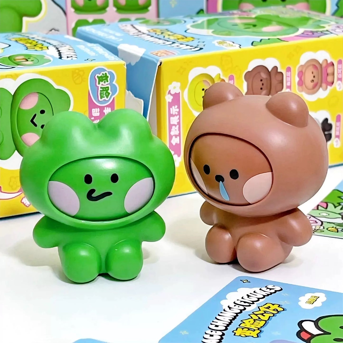 Line Friends Minini Face Change Figures Toy,2 boxes