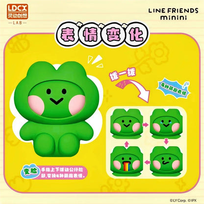 Line Friends Minini Face Change Figures Toy,2 boxes