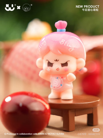 Yaoyao eleven Xiao e tea time mini bean toy,4 in 1 bag