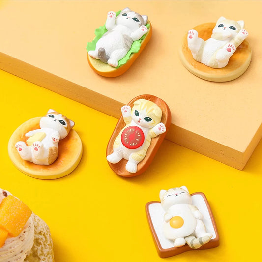 【NEW ARRIVAL】Mofusand Cute Baby Fat Series Mini Bean Toy,4 In 1 Bag