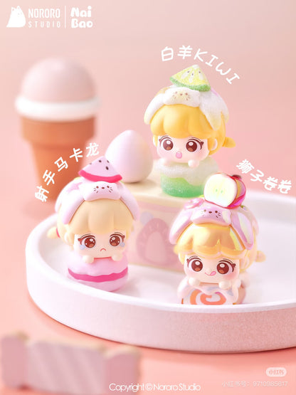 【NEW ARRIVAL】Nai Bao Meow Tea Party Mini Bean Toy,3 In 1 Box