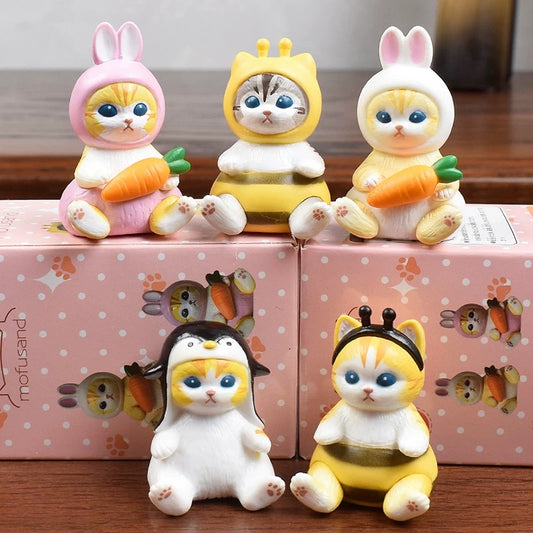 【NEW ARRIVAL】Mofusand Cute Hat Mini Bean,2 boxes
