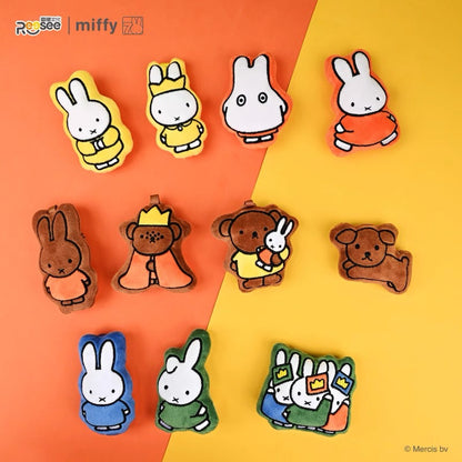 【NEW ARRIVAL】Miffy Fridge Magnet Mini Plush Pendant,4 bags