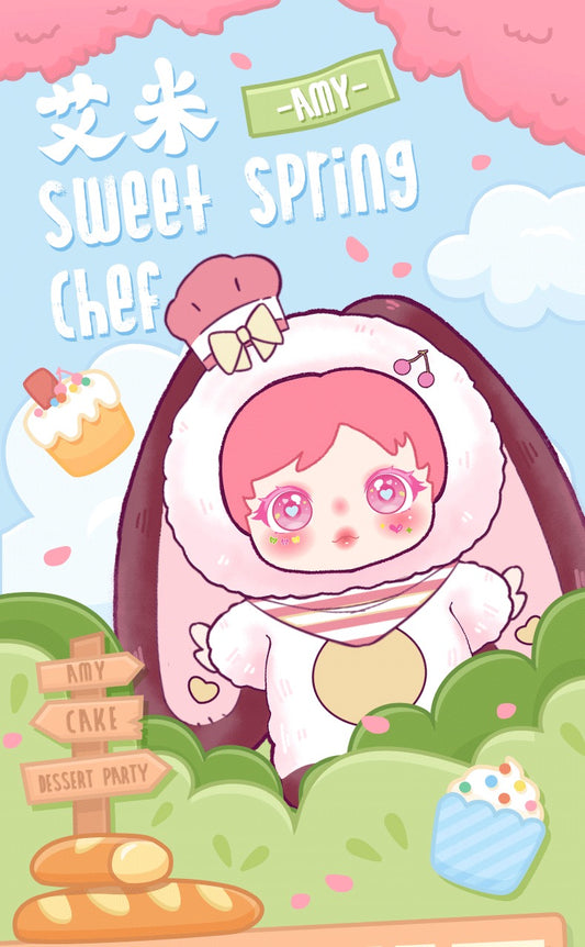 【NEW ARRIVAL-RESTOCK】Amy Sweet Spring Chef Plush Doll