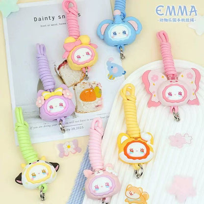 【NEW ARRIVAL】Emma Animal Park Phone Strap Toy,2 boxes