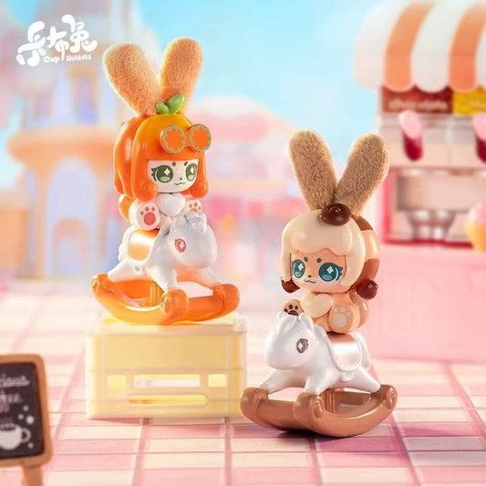 【NEW ARRIVAL】Cup Rabbits Teeny-Weeny Fruity Mini Bean Toy,2 In 1 Bag,2 bags