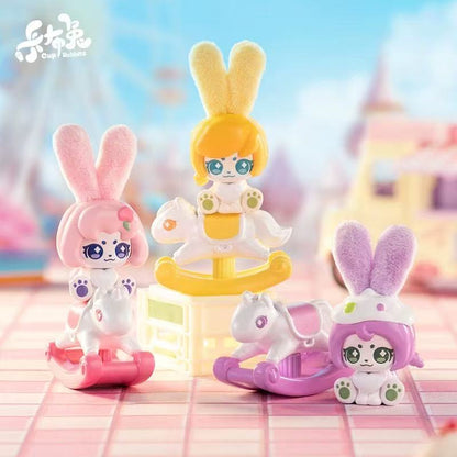【NEW ARRIVAL】Cup Rabbits Teeny-Weeny Fruity Mini Bean Toy,2 In 1 Bag,2 bags