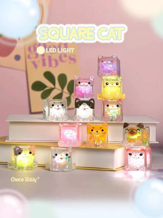 【NEW ARRIVAL】Square Cat LED Light Toy