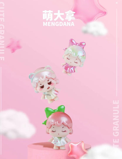 【NEW ARRIVAL】Mengdana Doll Dace With Xiao neng Mini Bean Toy,4 In 1 Bag