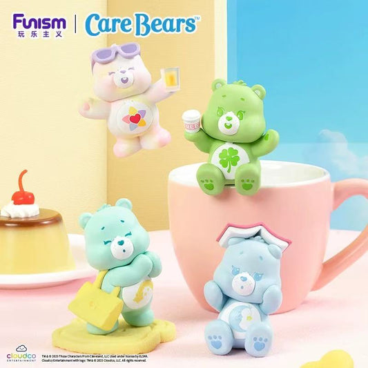 【NEW ARRIVAL】Care Bears Glimmer Daily Life Bear Head Mini Bean Toy,3 In 1 Box