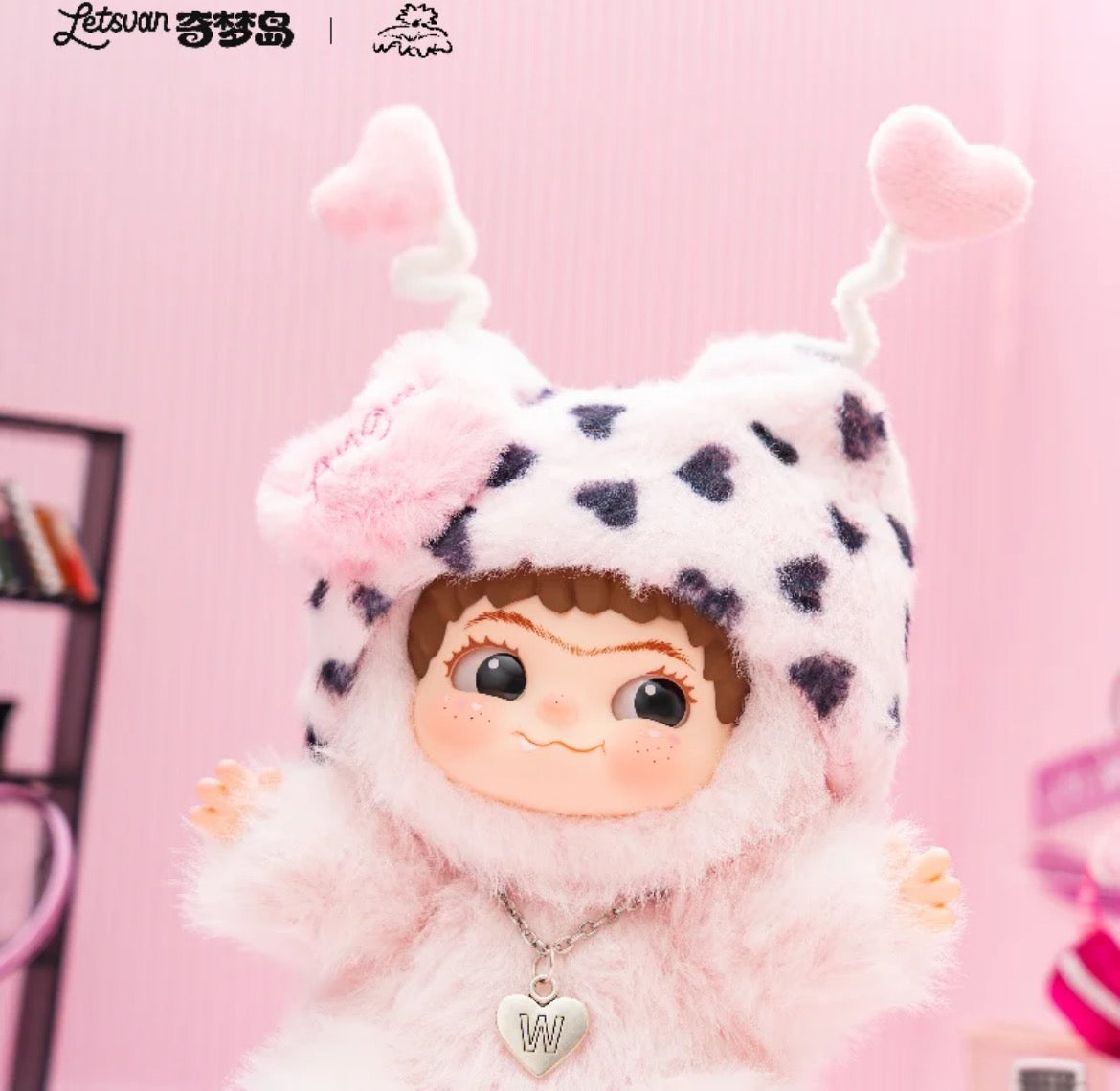 【PREORDER】wakuku angel plush doll hanging card 19cm