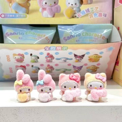 【NEW ARRIVAL-CHERRY'S ROOM】Sanrio Fuzzy Little Baby Mini Bean Toy,3 Beans