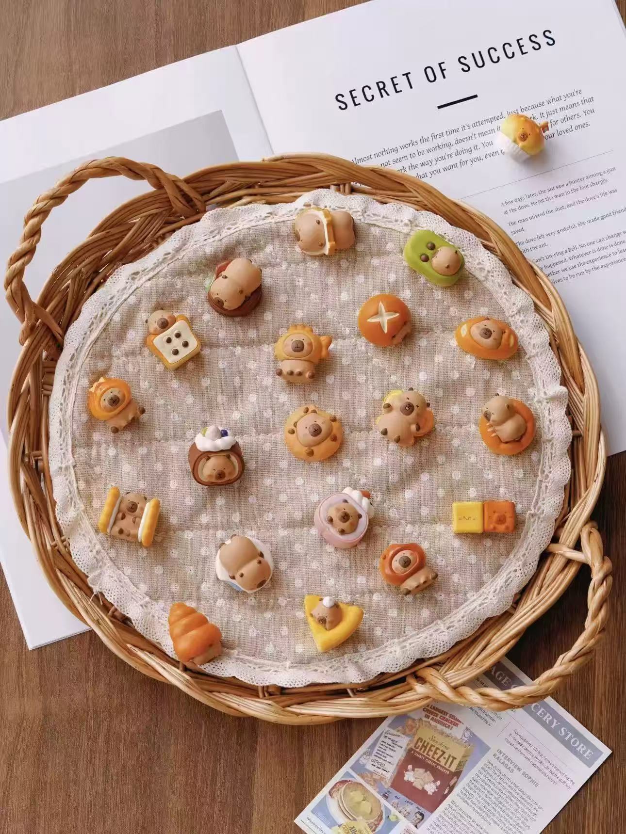 【NEW ARRIVAL-KIKI'S ROOM】Tuntunzai Bakery Mini Bean Toy V2,5 In 1 Bag