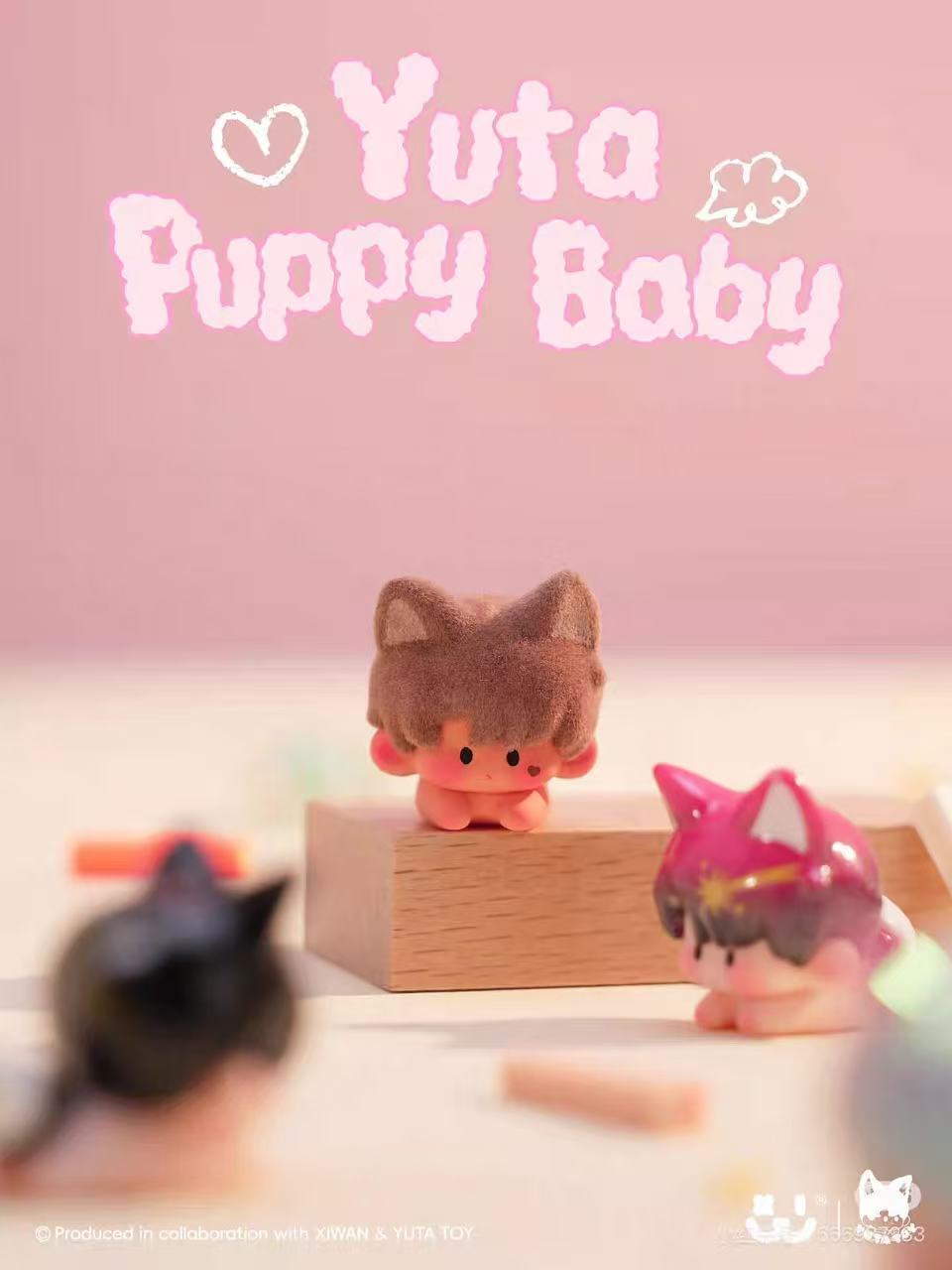 【NEW ARRIVAL-KIKI'S ROOM】Yuta Puppy Baby Mini Bean Toy,5 In 1 Bag