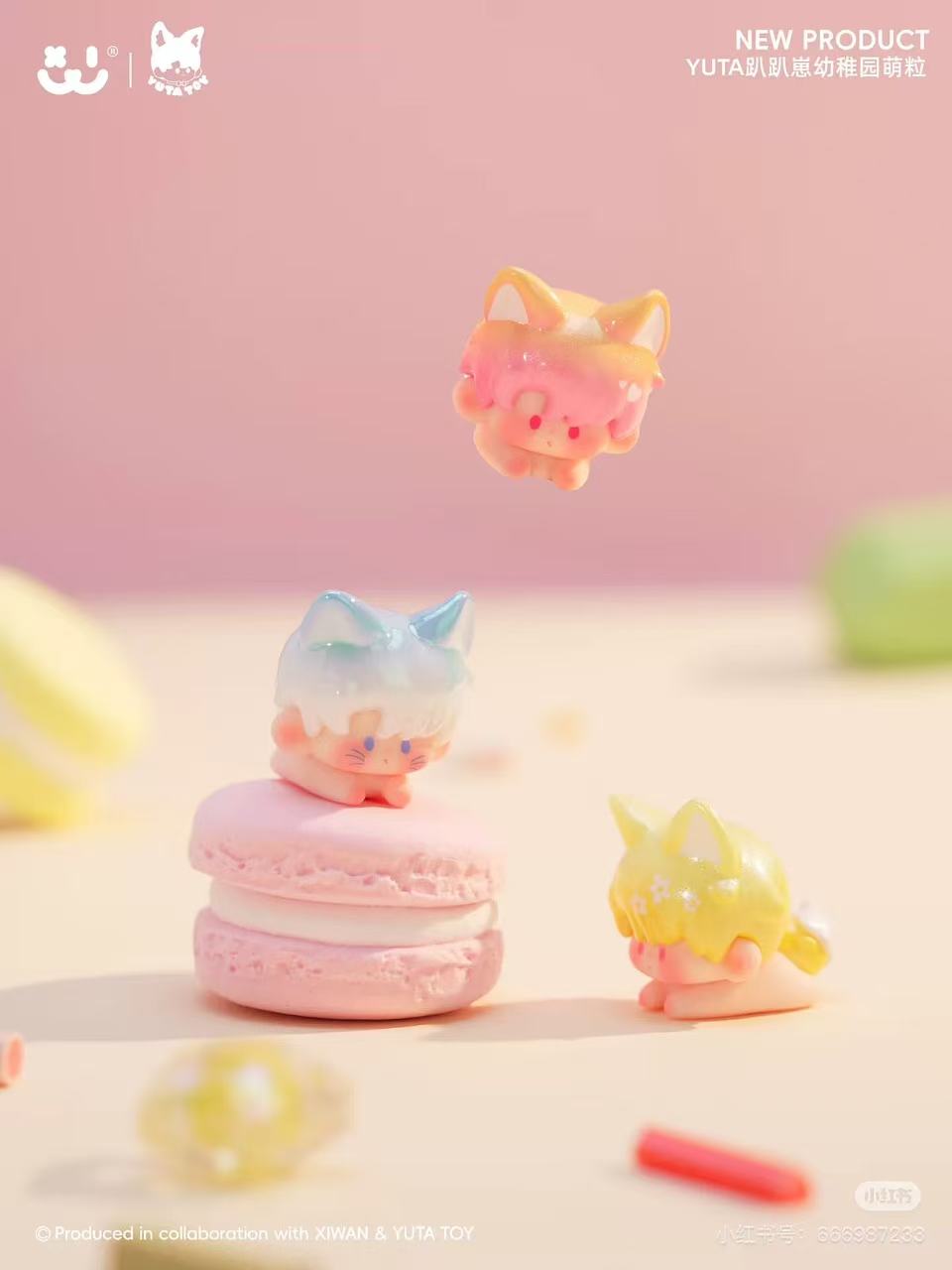 【NEW ARRIVAL-KIKI'S ROOM】Yuta Puppy Baby Mini Bean Toy,5 In 1 Bag