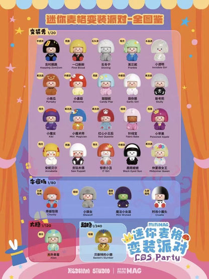 【NEW ARRIVAL-KIKI'S ROOM】Mini Mag Cos Party Mini Bean Toy,2 boxes