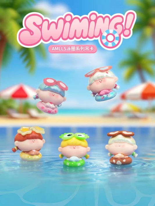 【NEW ARRIVAL-PREORDER】Amlls Swimming Hanging Card 5pcs