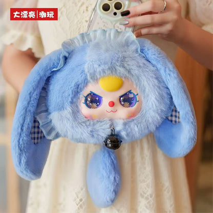 【NEW ARRIVAL-KIKI'S ROOM】Baby 3 Lucky Rabbit Zipper Bag Plush Doll