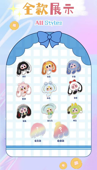 【NEW ARRIVAL-KIKI'S ROOM】Baby 3 Lucky Rabbit Zipper Bag Plush Doll