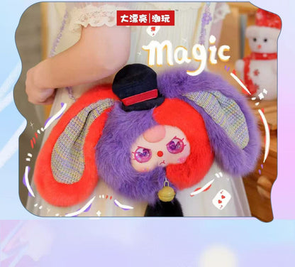 【NEW ARRIVAL-KIKI'S ROOM】Baby 3 Lucky Rabbit Zipper Bag Plush Doll