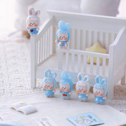 【NEW ARRIVAL-KIKI'S ROOM】Naib BunnyBunny Mini Bean Toy,5 In 1 Bag