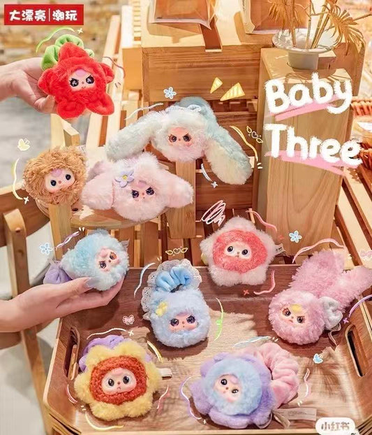 【NEW ARRIVAL-KIKI'S ROOM】Baby 3 Cute Plush Hair Tie