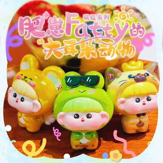【NEW ARRIVAL-KIKI'S ROOM】Fatty Big-eared Animal Mini Bean Toy