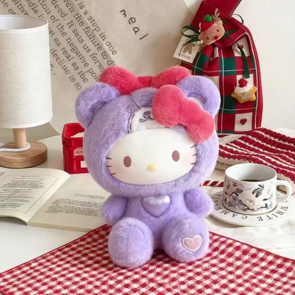 【NEW ARRIVAL-KIKI'S ROOM】Hello Kitty Teddy Pajamas Plush Doll